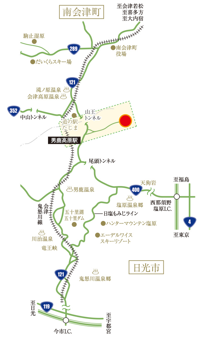 アクセスマップ 道路図